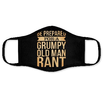 Discover Grumpy Old Man Face Masks