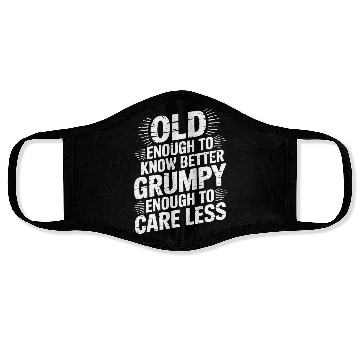 Discover Grumpy Old Man Face Masks
