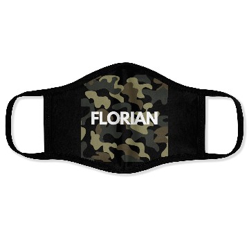Discover Florian Name Face Masks Men Good Quality Camouflage