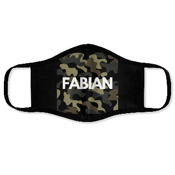 Discover Fabian Name Face Masks Men Good Quality Camouflage