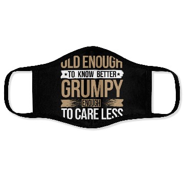 Discover Grumpy Old Man Face Masks