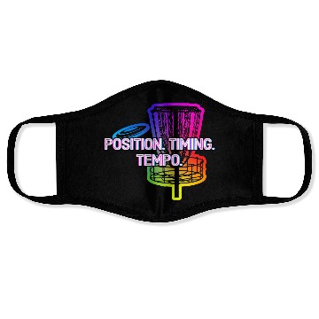 Discover Position Timing Tempo Disc Golf Strategy Golfer Face Masks