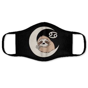 Discover Cancer Zodiac Sloth Embrace the Calmness Face Masks