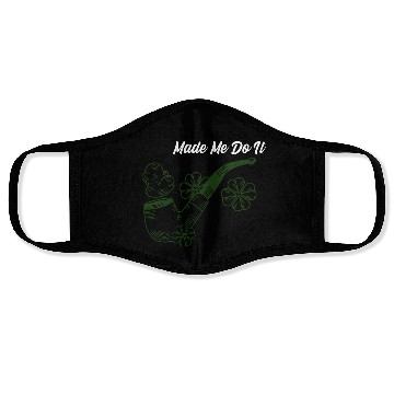 Discover Leprechauns Made Me do It Face Masks