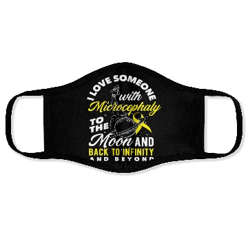 Discover Microcephaly Awareness Love To the Moon and Back Face Masks