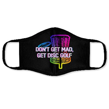 Discover Dont Be Mad Get Disc Golf Funny Couples Humor Face Masks