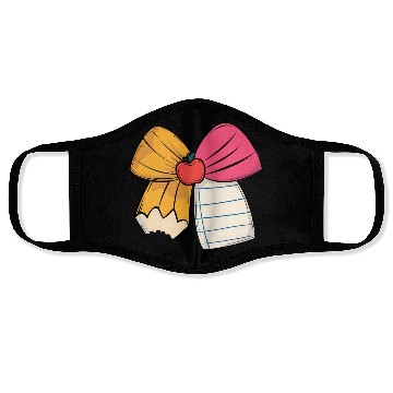 Discover Teacher’s Coquette Bow Face Masks