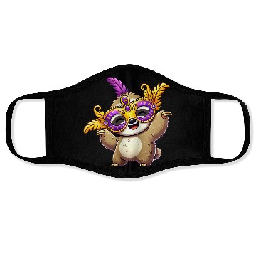 Discover Mardi Gras Sloth Mask Carnival Costume Face Masks