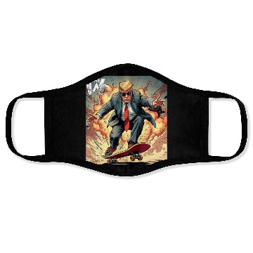 Discover TRUMPS SKATEBOARDING 2 Face Masks