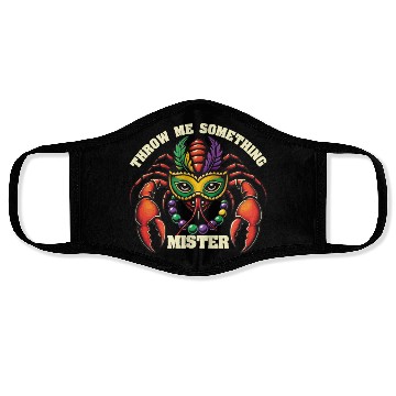 Discover Mardi Gras Throw Me Something Mister Face Masks
