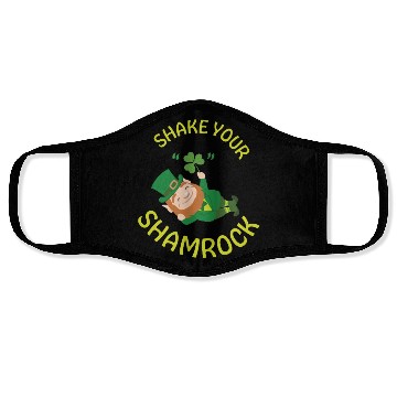 Discover shake your shamrock Face Masks