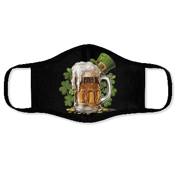 Discover Mug of Beer Saint Patrick s Day Face Masks
