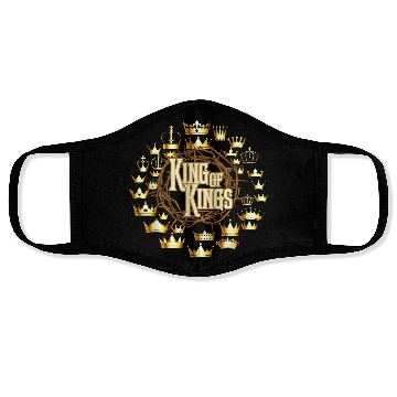 Discover Jesus is The King of Kings Easter Face Masks