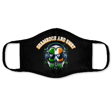 Discover Clover Sway AI Graphic and Typography Face Masks