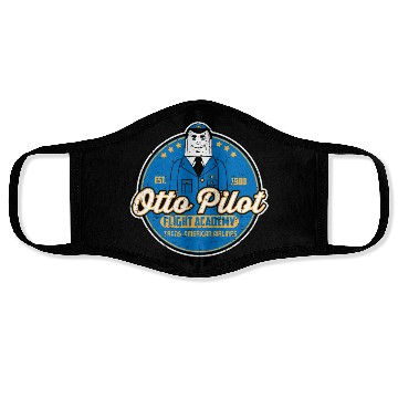 Discover Otto Pilot flight academy Face Masks