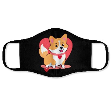Discover I Love my Corgi Face Masks