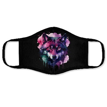 Discover Predator Hues -Wolf 2 Face Masks