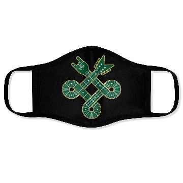 Discover Celtic Knot Guitar | St. Patrick’s Day Face Masks