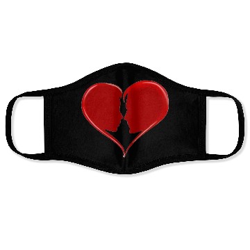 Discover Logo Design couple Face Masks