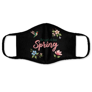 Discover Just a Girl who loves Spring Face Masks