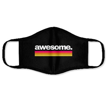 Discover Awesome Retro 80s Vintage Style Face Masks