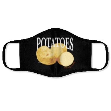 Discover Earthy Potato Graphic Face Masks