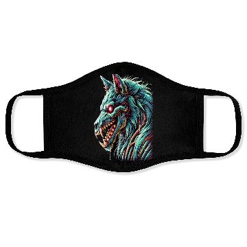 Discover 7D2D Inspired Neon Zombie Direwolf Face Masks
