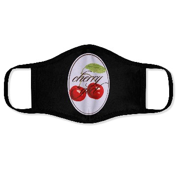 Discover Cherry Girl Vintage Design Face Masks