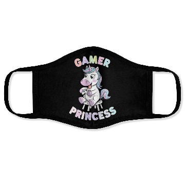 Discover Gamer Princess Unicorn Magic for Gaming Face Masks