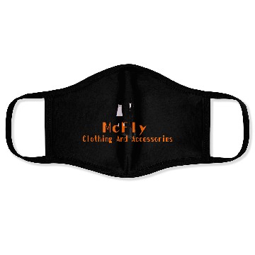 Discover Orange McFly Clothing And Accessories Logo Face Masks