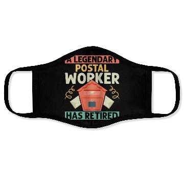 Discover A Legendary Postal Worker Has Retired Mail Mailman Face Masks