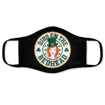 Discover DIBS ON THE REDHEAD Face Masks