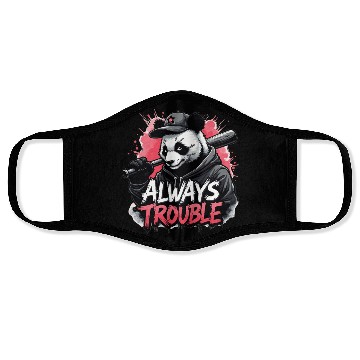 Discover Gangster Panda Panda Bear Pandas Face Masks
