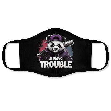 Discover Gangster Panda Panda Bear Pandas Face Masks
