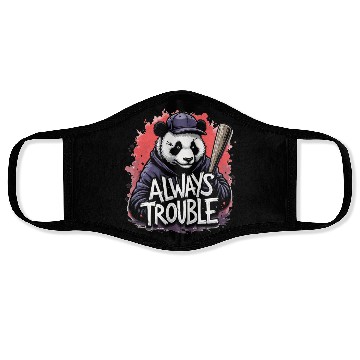 Discover Gangster Panda Panda Bear Pandas Face Masks