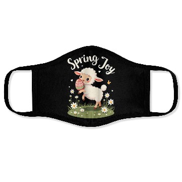 Discover Playful Easter Lamb Face Masks – Springtime Joy Desig