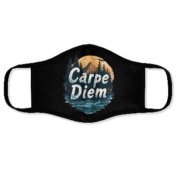 Discover Carpe Diem Adventure Awaits Face Masks