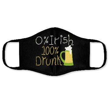 Discover Funny St Patricks Day Face Masks - irish humor