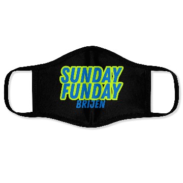 Discover sunday funday Face Masks