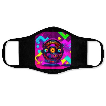 Discover retro vintage 80s pop culture Face Masks