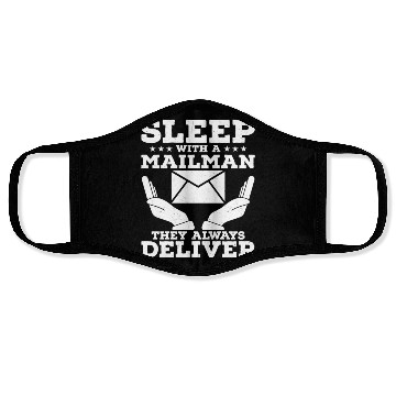 Discover Sleep With A Mailman Postal Worker Mail Carrier Face Masks