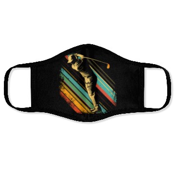 Discover Golf Player 80s Look Face Masks