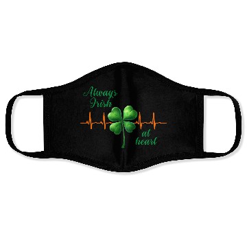 Discover St. Patrick's Day - Always Irish at Heart Face Masks