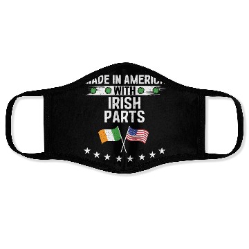 Discover Made In America With Irish Parts Face Masks