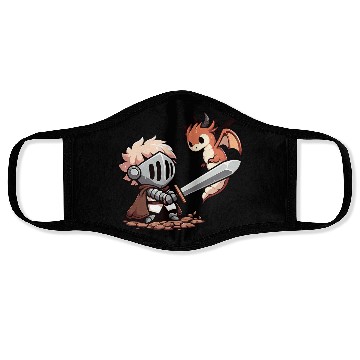 Discover Chibi Knight Face Masks
