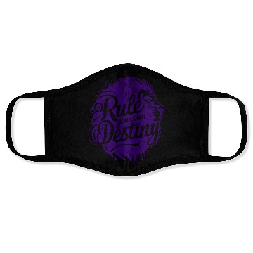 Discover Rule Your Destiny Lion art & Design Face Masks