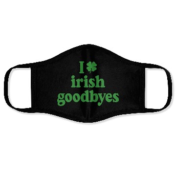 Discover I Love Irish Goodbyes I Heart Irish Goodbyes Face Masks