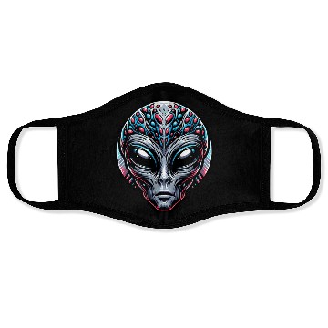Discover Mutant Grey Alien Face Masks