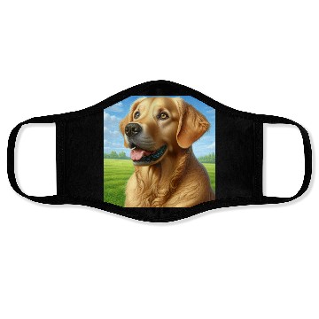 Discover Realistic Golden Retriever Face Masks