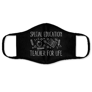 Discover Special Education Teacher For Life Face Masks